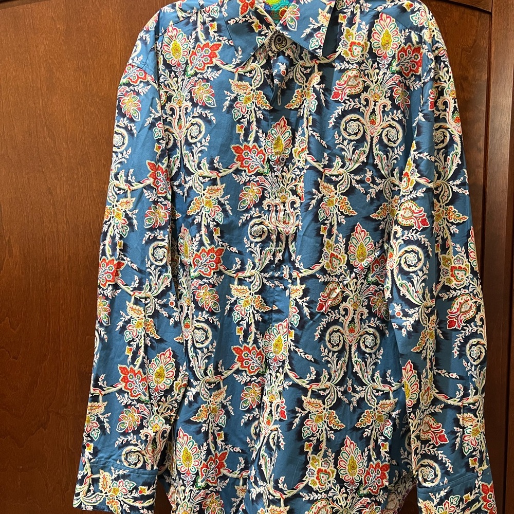 Robert Graham Multicolor Paisley Men's Shirt